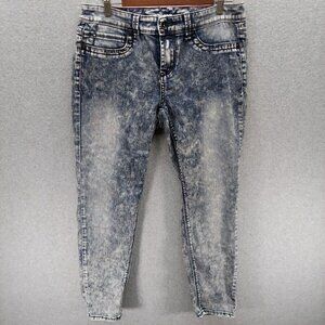 Seven7 Legging Jeans Denim Womens Size 10 Acid Washed  Stretch No Front Pockets